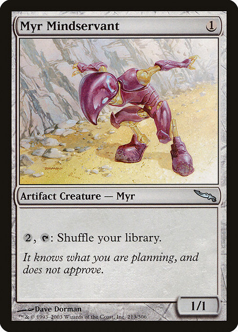 Myr Mindservant [Mirrodin] | Galactic Gamez