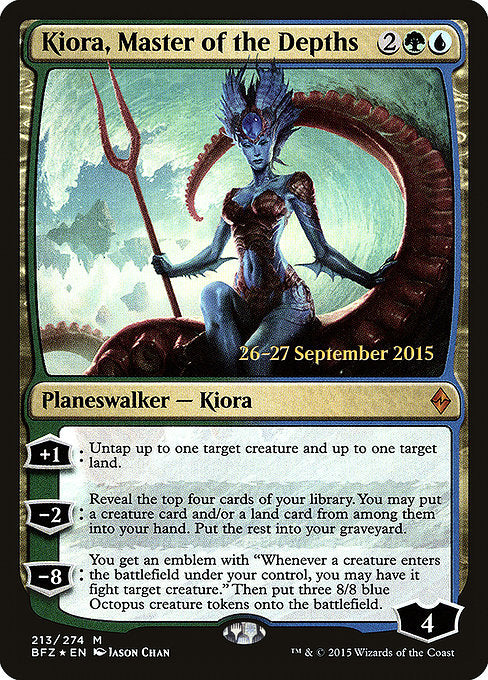 Kiora, Master of the Depths [Battle for Zendikar Promos] | Galactic Gamez