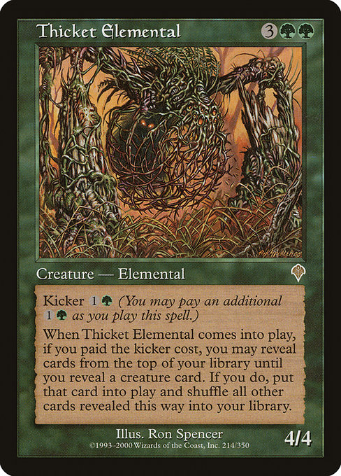 Thicket Elemental [Invasion] | Galactic Gamez