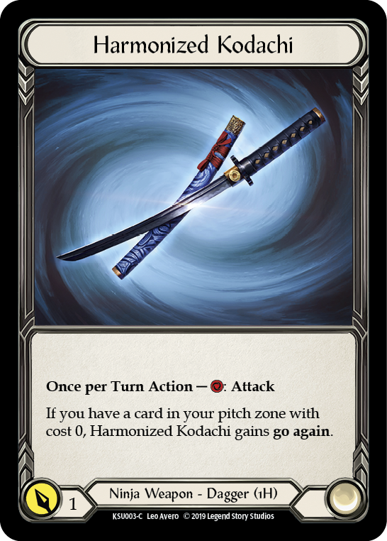 Harmonized Kodachi [KSU003-C] 1st Edition Normal | Galactic Gamez