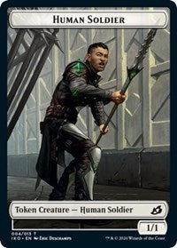 Human Soldier (004) // Zombie Double-sided Token [Commander 2020] | Galactic Gamez
