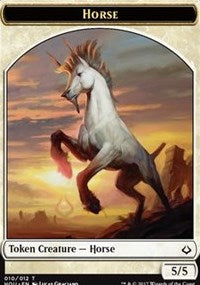 Horse // Zombie Double-sided Token [Hour of Devastation Tokens] | Galactic Gamez