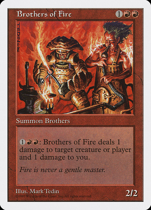 Brothers of Fire [Fifth Edition] | Galactic Gamez