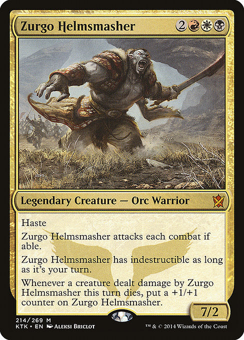 Zurgo Helmsmasher [Khans of Tarkir] | Galactic Gamez