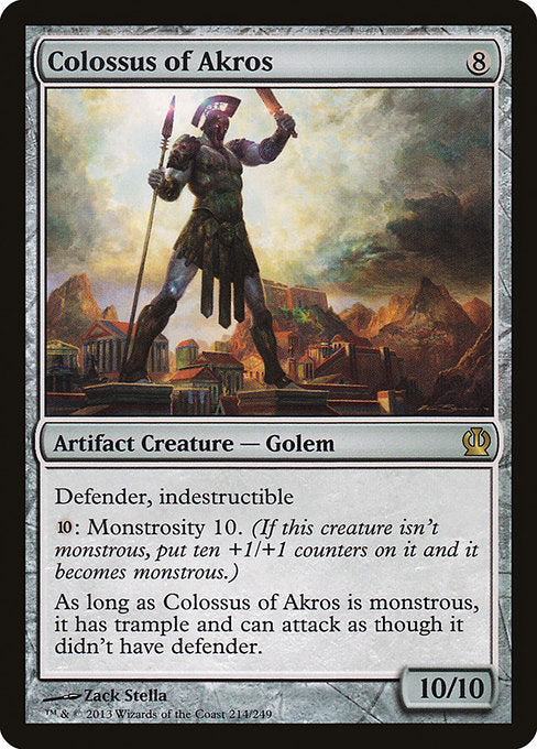Colossus of Akros [Theros] | Galactic Gamez