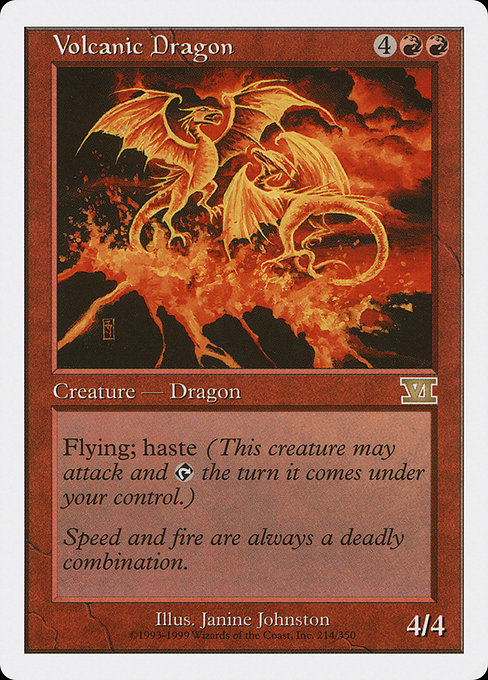 Volcanic Dragon [Classic Sixth Edition] | Galactic Gamez