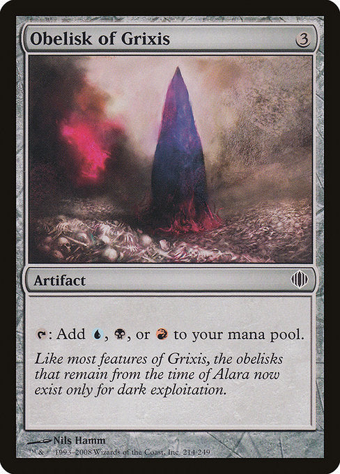 Obelisk of Grixis [Shards of Alara] | Galactic Gamez