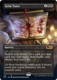 Grim Tutor (Alternate Art) [Core Set 2021] | Galactic Gamez