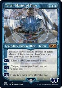 Teferi, Master of Time (Showcase) (290) [Core Set 2021] | Galactic Gamez