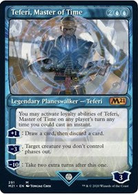 Teferi, Master of Time (Showcase) (291) [Core Set 2021] | Galactic Gamez