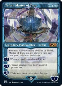 Teferi, Master of Time (Showcase) (292) [Core Set 2021] | Galactic Gamez