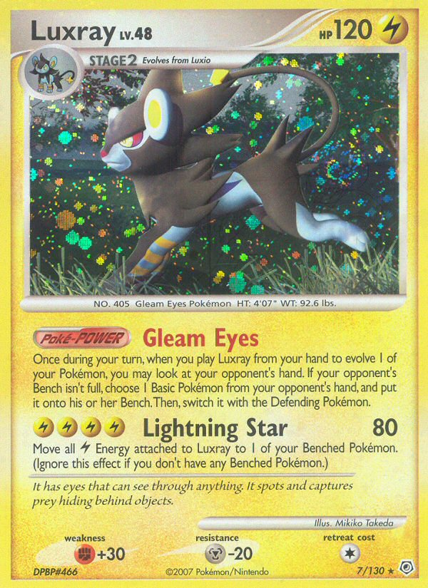 Luxray (7/130) [Diamond & Pearl: Base Set] | Galactic Gamez