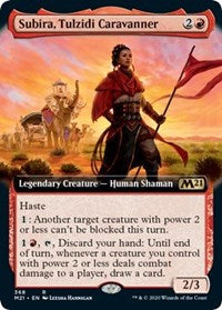 Subira, Tulzidi Caravanner (Extended Art) [Core Set 2021] | Galactic Gamez