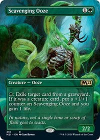 Scavenging Ooze (Alternate Art) [Core Set 2021] | Galactic Gamez