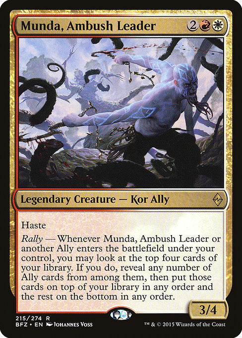 Munda, Ambush Leader [Battle for Zendikar] | Galactic Gamez