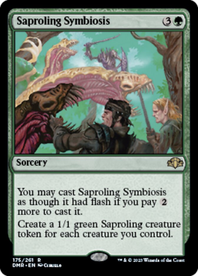 Saproling Symbiosis [Dominaria Remastered] | Galactic Gamez