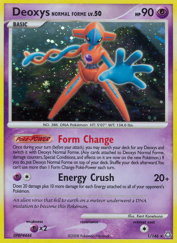 Deoxys Normal Forme (1/146) [Diamond & Pearl: Legends Awakened] | Galactic Gamez