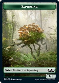 Saproling Token [Core Set 2021] | Galactic Gamez