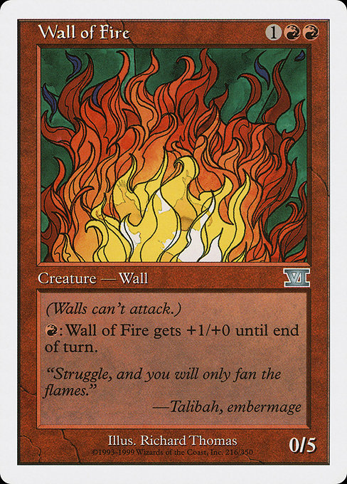 Wall of Fire [Classic Sixth Edition] | Galactic Gamez