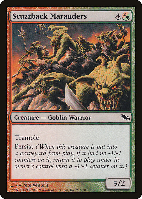 Scuzzback Marauders [Shadowmoor] | Galactic Gamez