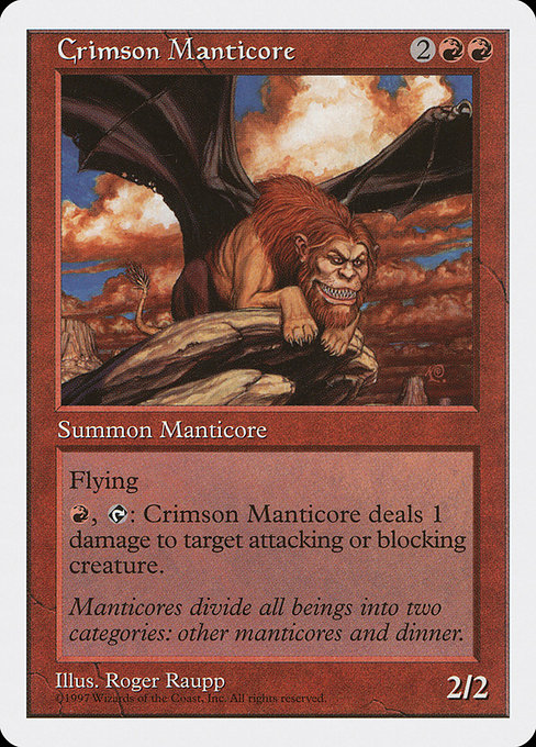 Crimson Manticore [Fifth Edition] | Galactic Gamez