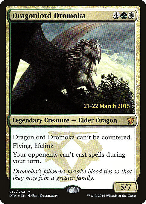 Dragonlord Dromoka [Dragons of Tarkir Promos] | Galactic Gamez