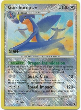 Garchomp (5/147) (Championship Promo Staff) [Platinum: Supreme Victors] | Galactic Gamez