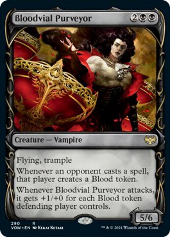 Bloodvial Purveyor (Showcase Fang Frame) [Innistrad: Crimson Vow] | Galactic Gamez