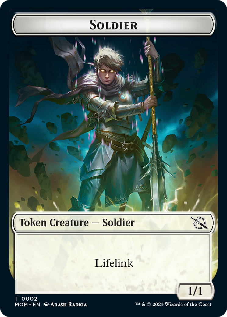 Soldier Token [March of the Machine Tokens] | Galactic Gamez