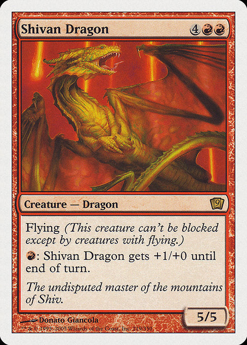 Shivan Dragon [Ninth Edition] | Galactic Gamez