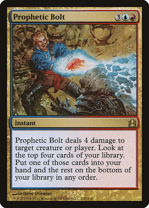 Prophetic Bolt [Commander 2011] | Galactic Gamez