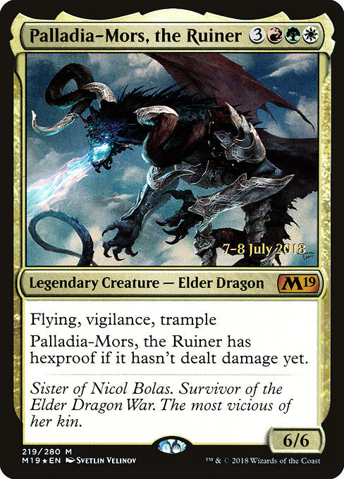 Palladia-Mors, the Ruiner [Core Set 2019 Promos] | Galactic Gamez