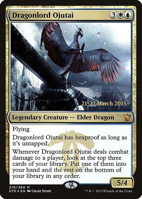 Dragonlord Ojutai [Dragons of Tarkir Promos] | Galactic Gamez