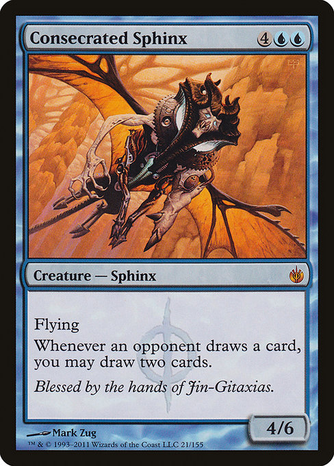 Consecrated Sphinx [Mirrodin Besieged] | Galactic Gamez