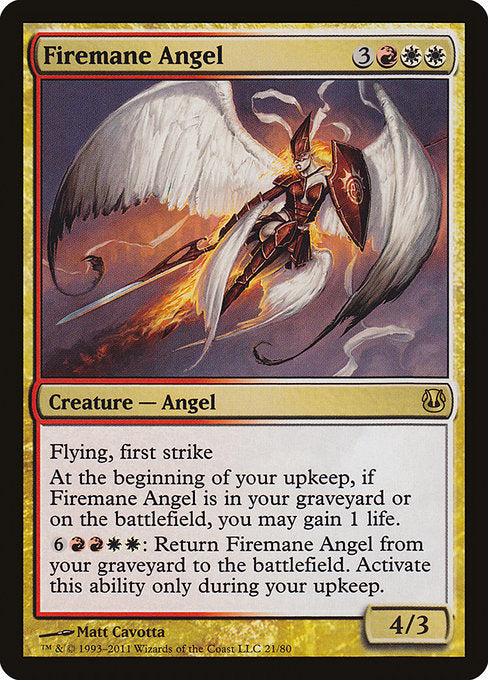Firemane Angel [Duel Decks: Ajani vs. Nicol Bolas] | Galactic Gamez