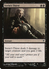 Sorin's Thirst [Duel Decks: Sorin vs. Tibalt] | Galactic Gamez