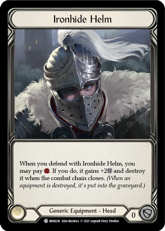 Ironhide Helm (Cold Foil) [MON241-CF] 1st Edition Cold Foil | Galactic Gamez