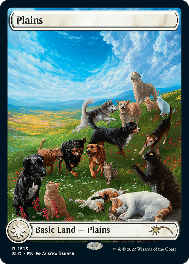 Plains (1513) [Secret Lair Commander Deck: Raining Cats and Dogs] | Galactic Gamez