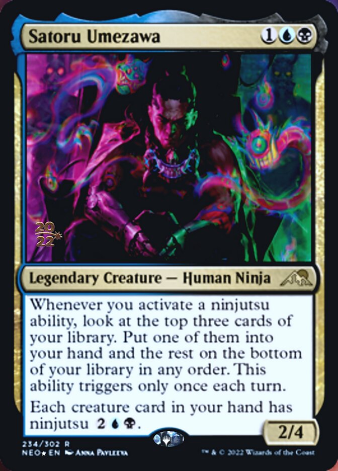 Satoru Umezawa [Kamigawa: Neon Dynasty Prerelease Promos] | Galactic Gamez