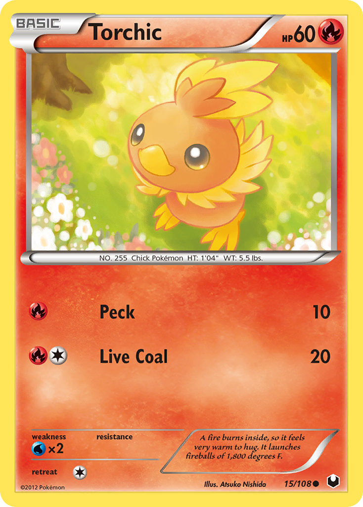 Torchic (15/108) [Black & White: Dark Explorers] | Galactic Gamez