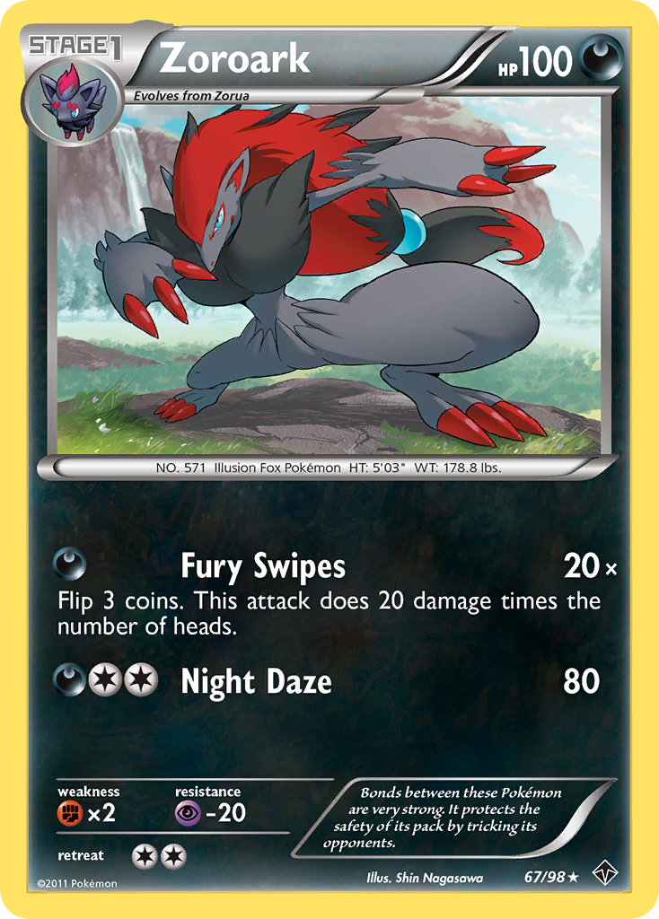 Zoroark (67/98) [Black & White: Emerging Powers] | Galactic Gamez