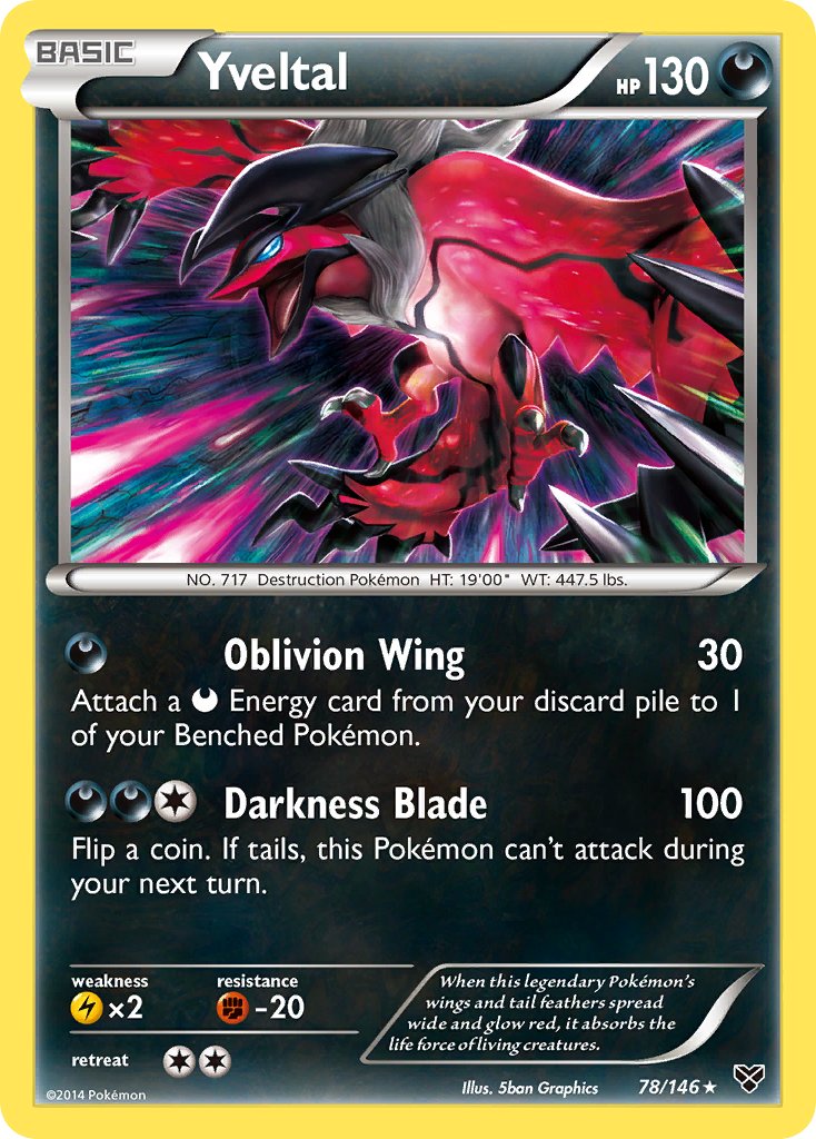 Yveltal (78/146) (Theme Deck Exclusive) [XY: Base Set] | Galactic Gamez