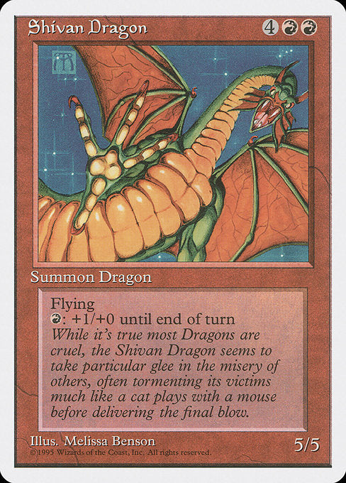 Shivan Dragon [Fourth Edition] | Galactic Gamez