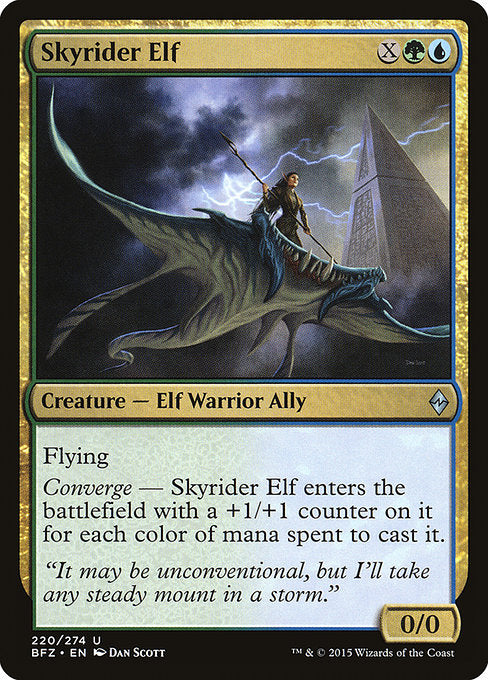 Skyrider Elf [Battle for Zendikar] | Galactic Gamez