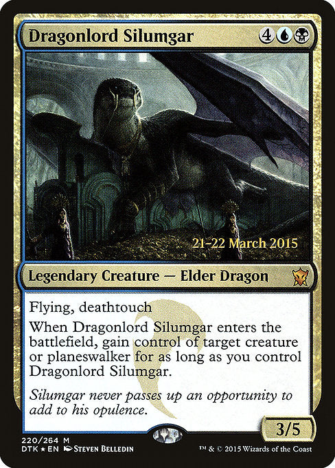 Dragonlord Silumgar [Dragons of Tarkir Promos] | Galactic Gamez