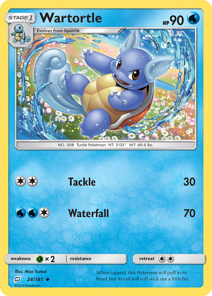 Wartortle (24/181) [Sun & Moon: Team Up] | Galactic Gamez