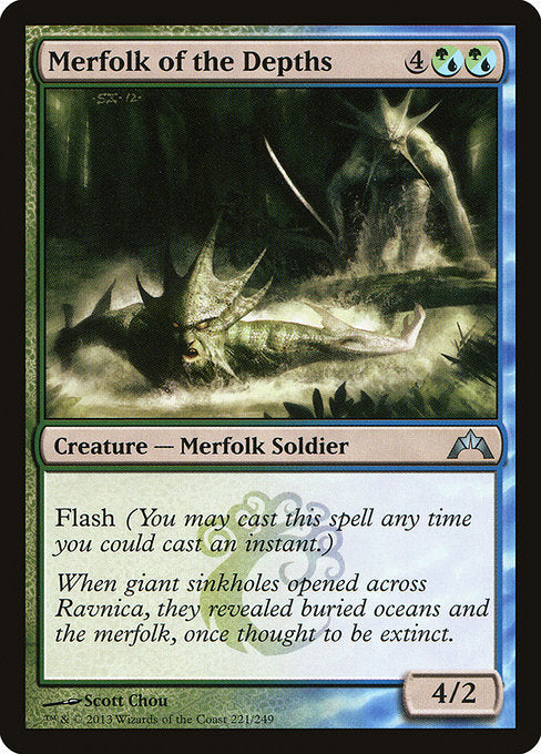 Merfolk of the Depths [Gatecrash] | Galactic Gamez
