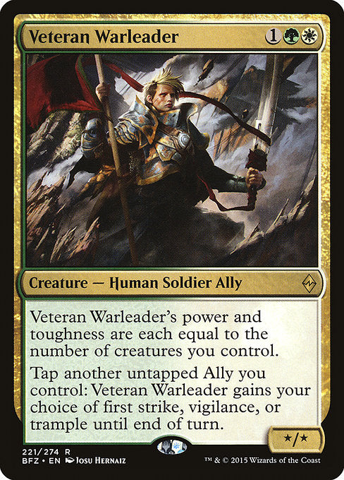 Veteran Warleader [Battle for Zendikar] | Galactic Gamez