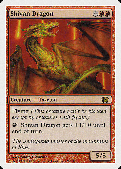 Shivan Dragon [Eighth Edition] | Galactic Gamez