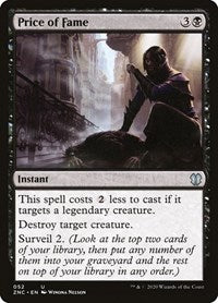 Price of Fame [Zendikar Rising Commander] | Galactic Gamez